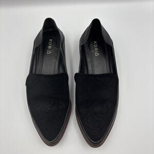 Kelsi Dagger Brooklyn Mamba Convertible Loafer Womens 7.5 Black WEAR TWO WAYS